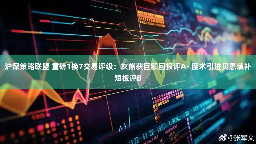 沪深策略联盟 重磅1换7交易评级：灰熊获巨额回报评A- 魔术引进贝恩填补短板评B