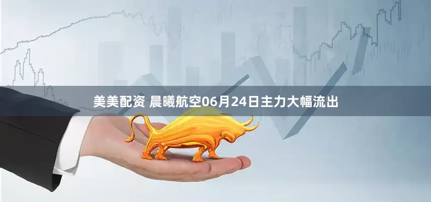 美美配资 晨曦航空06月24日主力大幅流出