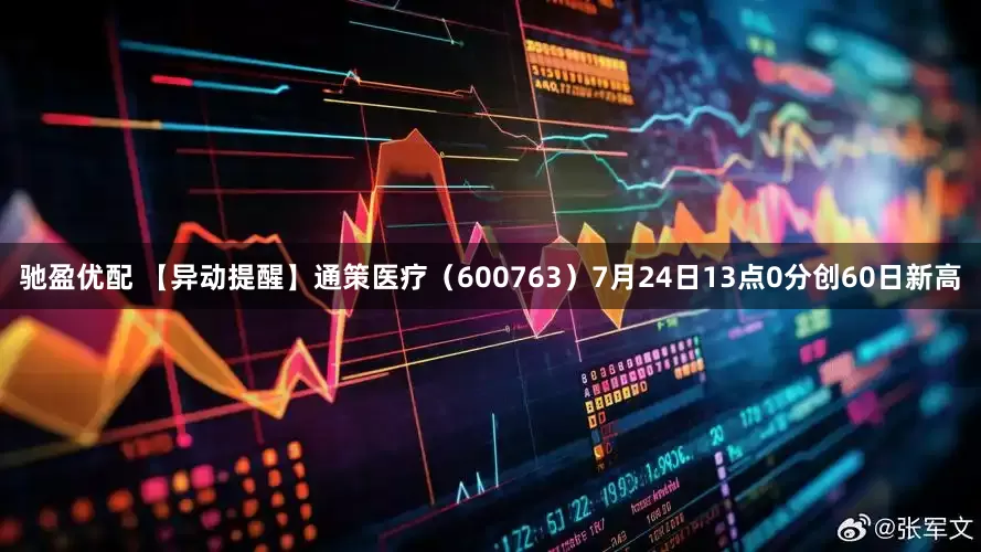 驰盈优配 【异动提醒】通策医疗（600763）7月24日13点0分创60日新高