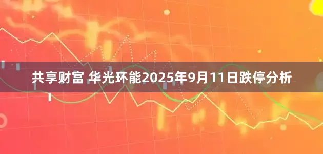 共享财富 华光环能2025年9月11日跌停分析